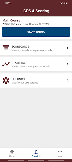 Creed National Golf Screenshot 1