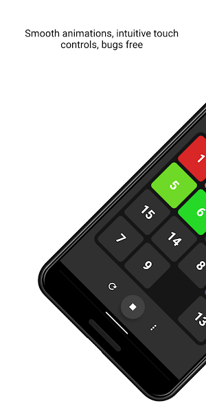 Game of Fifteen: 15 puzzle with Flutter Screenshot 2