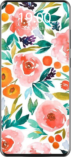 Floral Live Wallpaper Parallax Screenshot 1
