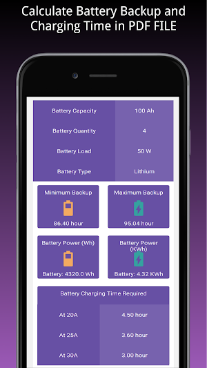 Solar & Battery Calculator Pro Screenshot 1