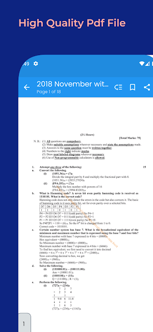 BSC IT Solved Question Papers Screenshot 2