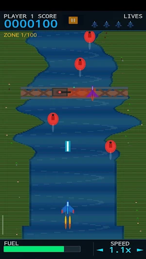 River Strike: Retro Combat Screenshot 0