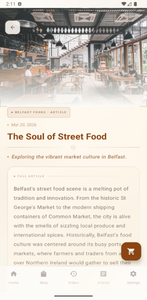 Belfast Foods Screenshot 1