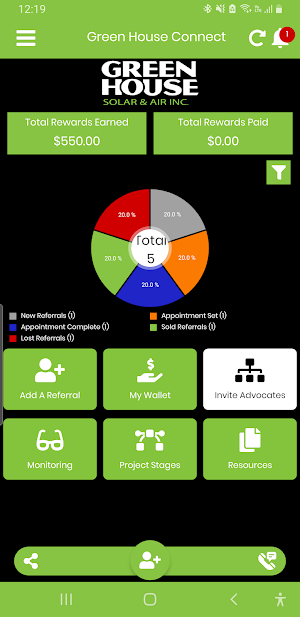 Green House Solar and Air Screenshot 2