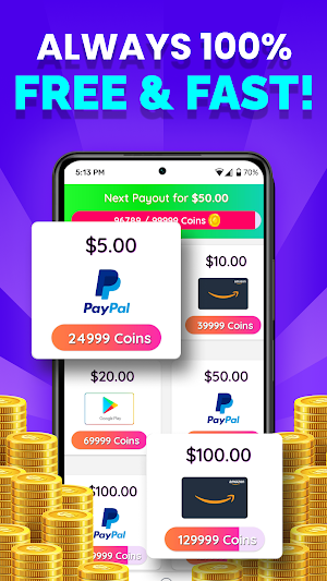 FREEMONEY - Play & Earn Money Screenshot 3