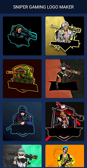 Sniper Gaming Logo Maker Screenshot 1