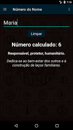 Numerologia Mágica Screenshot 2