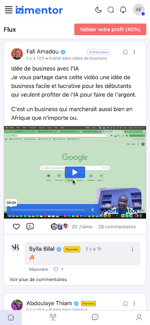 Izimentor Screenshot 3