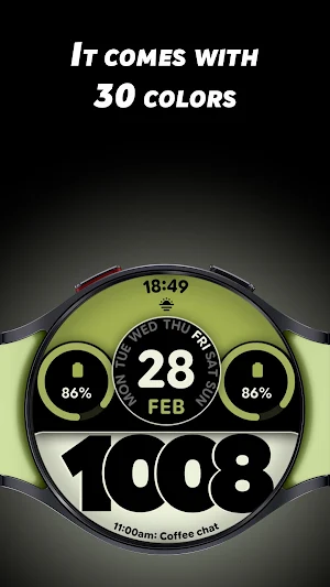 Pixel Light - Watch face Screenshot 1