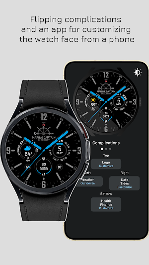 Marine Captain Watch Face Screenshot 0