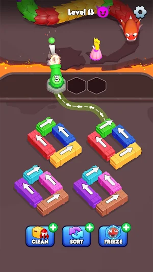 Dragon Breaker: Color Sort Jam Screenshot 1