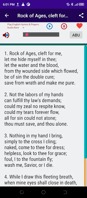 Anglican Hymns & Prayers Screenshot 1