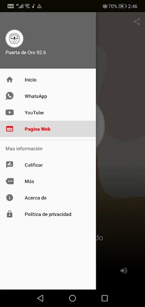 Puerta de Oro 92.6 Screenshot 2