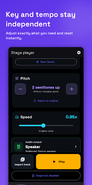 PitchPro: Backing Track Key Screenshot 3