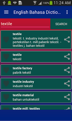 English Bahasa Dictionary Screenshot 1