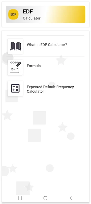 EDF Calculator Screenshot 0