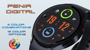 Penia Digital Watch Face Screenshot 2