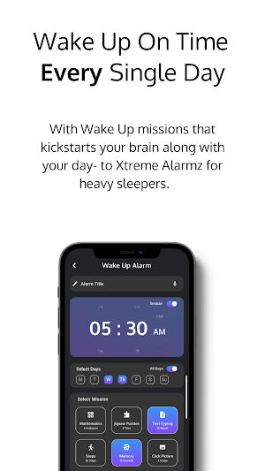 SmartAlarmz - Alarm Clock App Screenshot 1