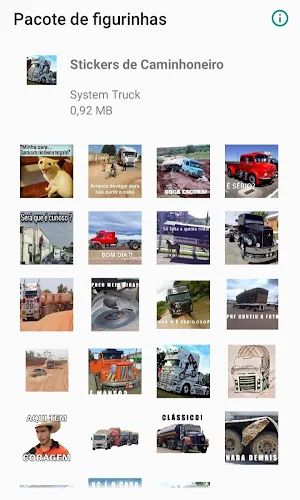 Stickers de Caminhoneiro - Truck's Screenshot 0