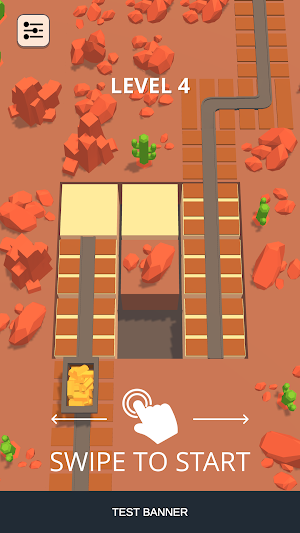 Golden Crossy Mine Screenshot 1