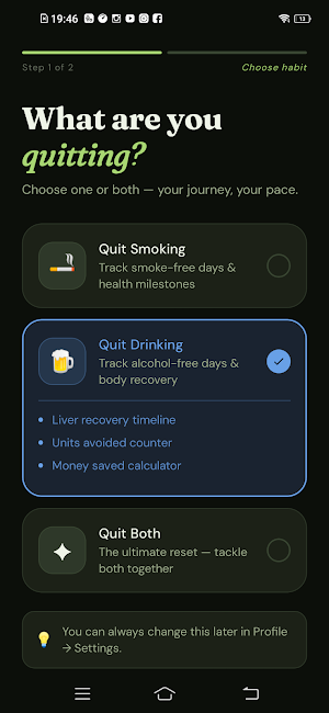 LiberHabit: Quit Smoking Screenshot 1