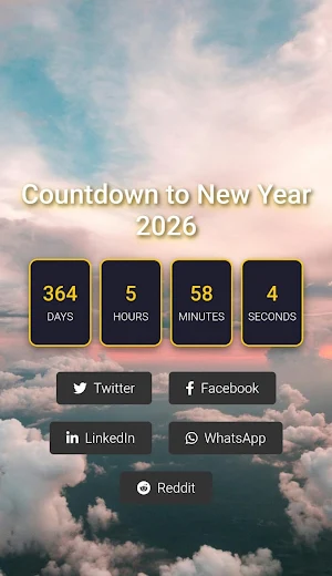 New Year Countdown 2026 Screenshot 0