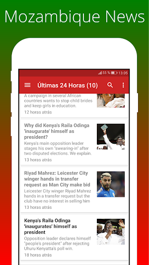 News Mozambique Screenshot 1