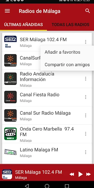 Radios de Malaga - España Screenshot 1
