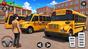 Anime School Bus Driving Sim Screenshot 3