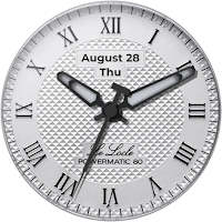 Roman analog minimal watch