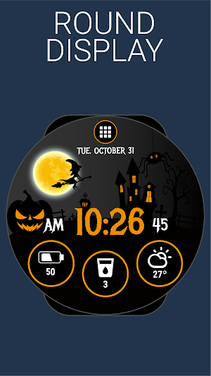 Halloween Watch Face HuskyDEV Screenshot 0