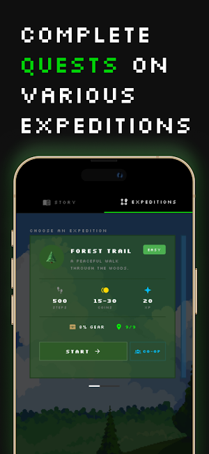 SideQuest - Walk & Level Up Screenshot 1