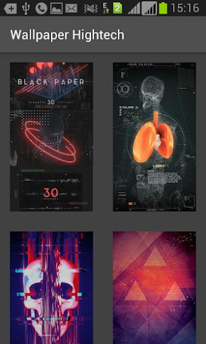 Wallpaper Hightech Screenshot 0