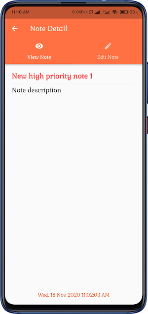 Note Keeper Screenshot 3