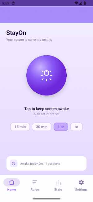 Stay On : Keep Screen On Screenshot 2