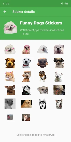 Funny Dog memes stickers WAStickerApps Screenshot 1