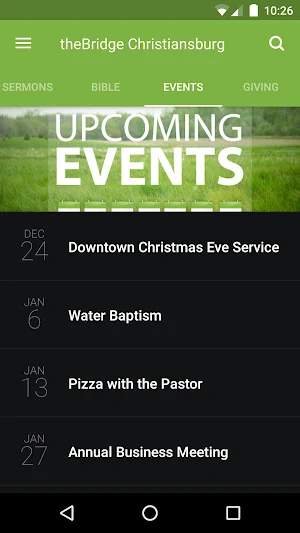 theBridge Christiansburg Screenshot 2