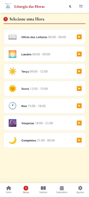 Liturgia das Horas Screenshot 3