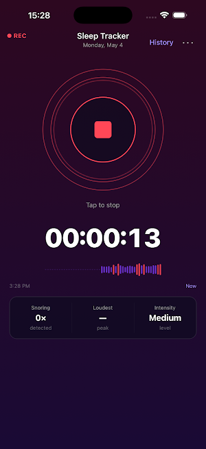 Sleep Tracker: Snore Recorder Screenshot 1
