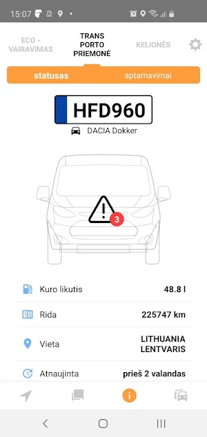 Trackfleet Driver Screenshot 1