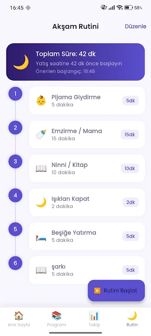 Uyku Koçu: Bebek Uyku Eğitimi Screenshot 3