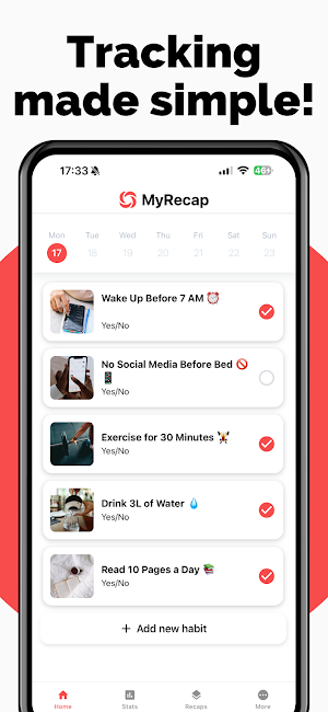 MyRecap - Daily habit tracker Screenshot 3