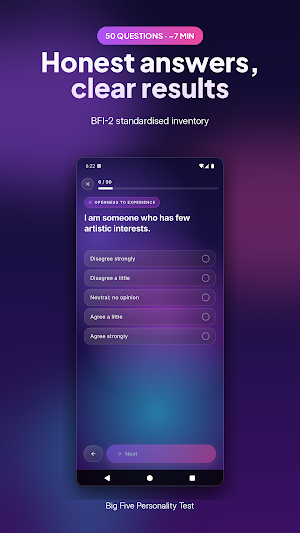 Big Five: OCEAN Personality Screenshot 1