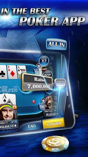 Live Hold’em Pro Poker - Free Casino Games Screenshot 1