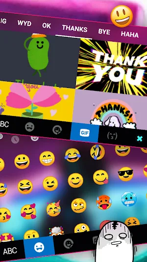Neon Helmet DJ Keyboard Backgr Screenshot 3