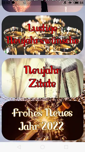 Neujahrswünsche Screenshot 1