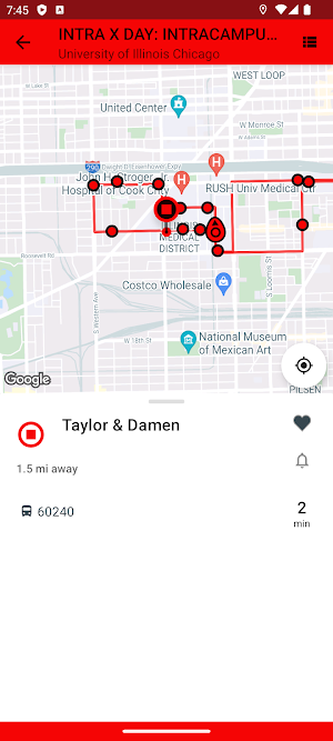 UIC Ride Screenshot 1