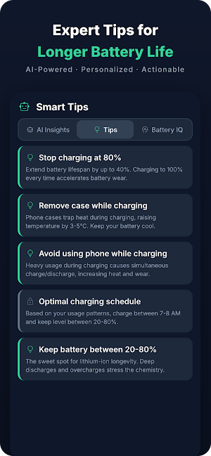 Battery Health Monitor Screenshot 2