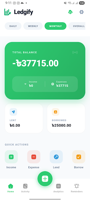 Ledgify: Money & Debt Tracker Screenshot 0