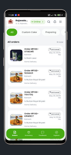 OyeChotuu Restaurant Screenshot 0